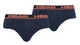 Трусы-брифы Head BOXER BRIEF 2P синий, оранжевый Чол S - изображение 4
