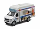 Модель металлическая Kinsfun фургон Мороженое, инерция, открываются двери KS5253W - изображение 1