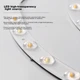 Стельовий світильник NVC Селес LED 24 Вт Білий - зображення 6