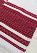 Український рушник тканний червоний 110 см - зображення 5