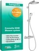 Душова система HANSGROHE Crometta S Showerpipe 240 1jet з термостатом (27267000) - изображение 1