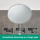 Душова система HANSGROHE Crometta S Showerpipe 240 1jet з термостатом (27267000) - изображение 3