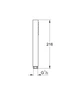 Ручной душ Grohe Rainshower Aqua Cube Stick, 1 режим струи (26885DC0) - изображение 4