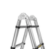 Лестница телескопическая StandHeiz DT160 1.6×1.6 (3.2 м) алюминиевые двусторонние до 180 кг - изображение 4