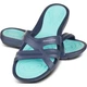 Шлепанцы женские Aqua Speed PANAMA темно-сине-бирюзовые 41 513-10 - изображение 3