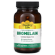 Бромелаин Country Life "Bromelain" с карбонатом кальция, тройная сила действия, 500 мг (60 таблеток) - изображение 1