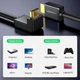 Кабель Ugreen HD103 HDMI to HDMI 90-Degree Right-Angle V2.0 1m Black (10172) [63384] - зображення 12