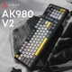 Клавиатура Ajazz AK980 V2 Maillard Switch Black/Grey/Yellow (AK980-V2-M-BGY) [161116] - изображение 7