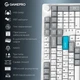Клавиатура GamePro Asgard Drakkar MK305WH White [152958] - изображение 19