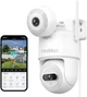 IP-камера Reobiux K8Q 3K з двома об'єктивами 360° PTZ з кольоровим нічним баченням та виявленням руху - зображення 1