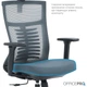 Крісло офісне OfficePro Balance OC550-B-DG-DG Black/Dark Gray - зображення 13