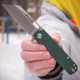 Ніж складаний Ganzo G770-GR, сталь D2, G10 зелена - зображення 1