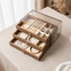 Шкатулка органайзер для зберігання ювелірних виробів Jewelry Box скринька з відділеннями для прикрас - зображення 3
