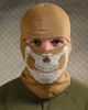 Трикотажна Балаклава з принтом Skull койот One Size - изображение 1