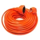 Подовжувач мережевий PowerPlant, 1 розетка, 25 м, Red (PPCA10M250S1) - зображення 1