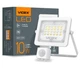 Прожектор LED, Videx, White, 10 Вт, 1000 Лм, з датчиком руху та освітленості (VL-F2e105W-S) - зображення 7