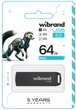 Флеш накопитель USB 64Gb Wibrand Mink, Black, USB 2.0 (WI2.0/MI64P4B) - изображение 2