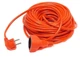 Подовжувач мережевий PowerPlant, 1 розетка, 20 м, Red (PPCA10M200S1) - зображення 2