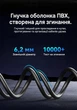 Патч-кабель Ethernet Vention Cat7 SFTP RJ45 10 Гбіт/с 600 МГц 2 м Чорний (ICHBH) - зображення 7