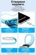 Кабель Vention USB-C - USB-C магнітний плоский 240 Вт PD 3.2 1 м Чорний (TSBBF) - зображення 14