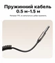 Автомобильный Bluetooth-ресивер Ugreen BT521 AUX 3.5 мм - USB-A Bluetooth 6.0 LDAC Hi-Res Audio с микрофоном спиральный кабель 0.5-1.5 м Серый (85428) - изображение 7