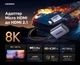 Перехідник двонаправлений Ugreen HD182 Micro HDMI - HDMI 2.1 8K 60Гц 48 Гбіт/с 0.2 м Чорний (55420) - зображення 10