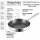 Сковорода Maestro MR-1214-28 28 см, нержавеющая сталь, индукция - изображение 2