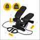 Степпер (міні-степпер) 4FIZJO Evo з еспандерами Black (P-5905973403863) - изображение 6