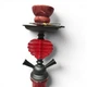 Кальян Hookah Dafna 0151-2 Red высотой 36 см на 2 персоны - изображение 6
