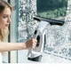 Пылесос для мытья окон и зеркал ручной аккумуляторный Window Vacuum Cleaner + распылитель - изображение 1