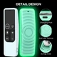 Силиконовый защитный чехол AhaStyle для пульта Apple TV Siri Remote (1st Gen) с держателем для AirTag Светится в темноте Голубой - изображение 3