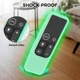 Силиконовый защитный чехол AhaStyle для пульта Apple TV Siri Remote (1st Gen) с держателем для AirTag Светится в темноте Голубой - изображение 4