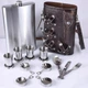 Подарочный набор фляга в кожаном чехле Flask Premium PT-64A 64 oz/1892 мл 8 предметов - изображение 2
