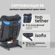 Детское автокресло от 0 до 12 лет EL CAMINO ME 1114 EVEREST Dark Gray, група 0+/1-2-3, крепление isofix, поворот 360 - изображение 7
