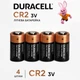 Батарейки CR2 3V Duracell, Bulk, літієві, для техніки та датчиків, 4 шт - зображення 1
