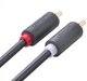 Кабель UGREEN AV104 2 RCA Male to 2 RCA Male Audio Cable 1m Black (30747) - изображение 3