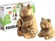 Картонний 3D пазл Panda family, Cartonic, 164 ел. - зображення 2
