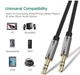 Кабель UGREEN AV119 3.5mm Male to 3.5mm Male Cable 1m Black (10733) - изображение 4
