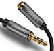 Кабель UGREEN AV118 3.5mm Male to 3.5mm Female Extensioin Cable 2m Gray (10594) - изображение 2