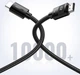 Кабель UGREEN HD119 4K HDMI Cable Male to Male Braided 1m Black (30999) - зображення 2
