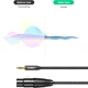 Кабель UGREEN AV182 3.5mm Male to XLR Female 2m Black (20244) - изображение 4