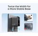 СЗУ Anker Gan Charger 100W PD, 3-Ports, Display, with USB-C Cable Dark Gray (B121BGZ1) - изображение 3