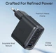 Зарядное устройство Anker Nano Charger 70W GaN 3-Ports Black (A121AL11) - изображение 5
