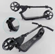 Самокат двухколесный 72378 "Best Scooter" (2) цвет ЧЕРНЫЙ, колеса PU - 20 см, широкий велосипедный руль, новый зажим руля - изображение 6