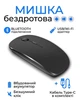 Бесшумная беспроводная мышка с USB-ресивером и Bluetooth – аккумуляторная компьютерная мышь 2.4GHz для ноутбука, ПК и планшета - изображение 1
