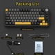 Клавиатура Attack Shark X85 Pro RGB Linear Blueberry Switch Wireless Starry Black (AS-6972792470368-SB-UA) [166731] - изображение 9