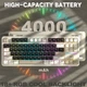 Клавиатура Attack Shark X87 RGB Linear Strawberry Switch Cheese White (AS-6972792471471-CW) [166724] - изображение 5