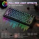 Клавиатура Attack Shark X82 Pro RGB HE Magnetic Switch Wireless Black Contour Line (AS-6972792470696-BCL) [166726] - изображение 8