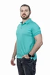 Футболка-поло Tony Montana 1189-75 3XL бирюзовая - изображение 2