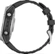 Смарт-годинник Garmin Fenix E 47mm AMOLED Stainless Steel with Black Silicone Band (010-03025-02/00) - зображення 2